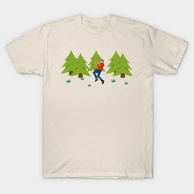 Thriller At The Christmas Tree Farm T-Shirt by BroXmas